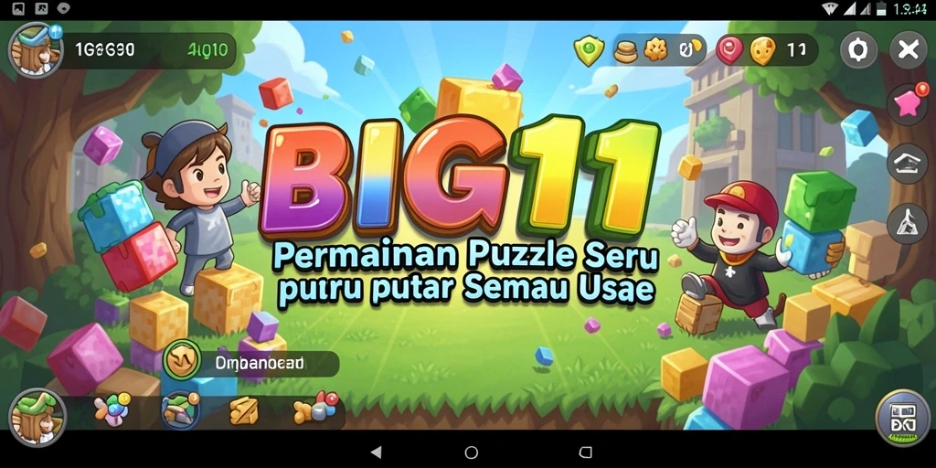Screenshot gameplay BIG11 menampilkan tantangan Puzzle yang seru dan interaktif.