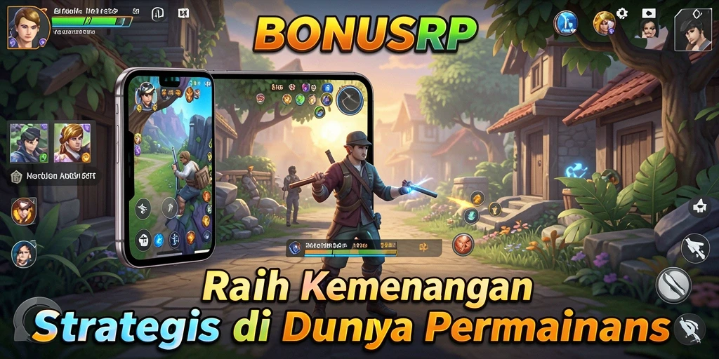 Tampilan gameplay menarik dan strategi dalam BONUSRP.