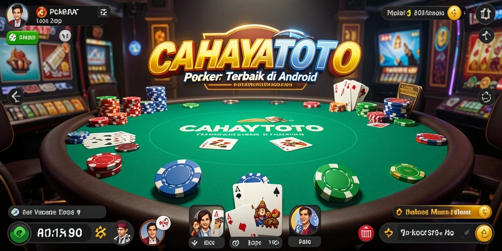 Tampilan menarik dari gameplay Poker di CAHAYATOTO yang penuh aksi.