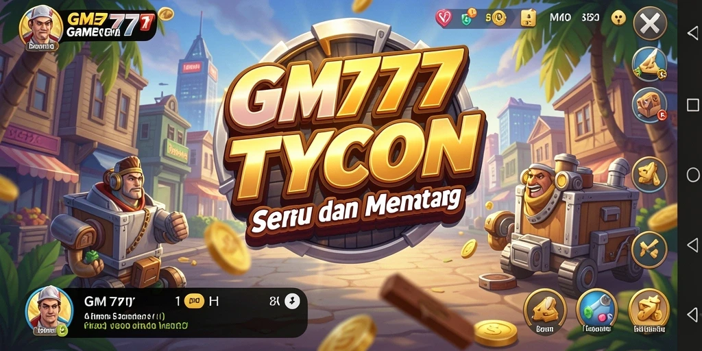 Tampilan gameplay GM777 yang menarik dan realistis.