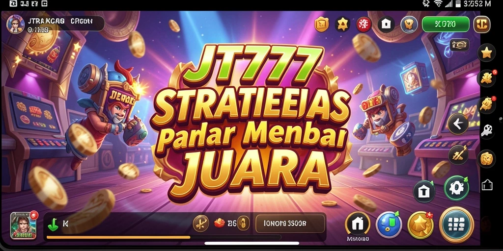 Screenshot gameplay JT777 menunjukkan pertempuran strategi yang intens.