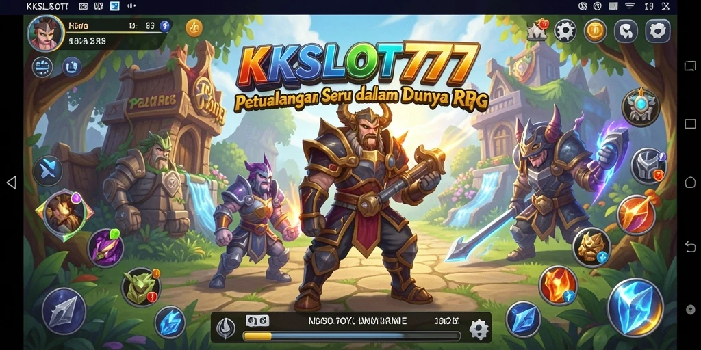 Menampilkan aksi seru dalam game RPG KKSLOT777.