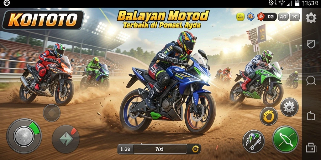 Tampilan gameplay KOITOTO yang seru dan menegangkan.