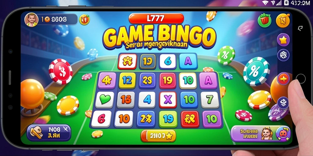Tampilan gameplay seru dari permainan Bingo di L777.
