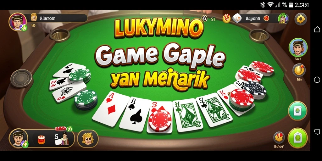 Gameplay seru LUKYMINO yang mengasyikkan dan penuh strategi.