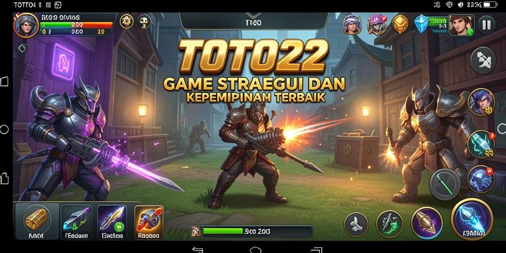 Tampilan seru gameplay TOTO22 yang mengasyikkan.